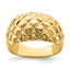 Basket Weave Pattern Ring in 14K Yellow Gold, Size 7 - Sophia Jewelers
