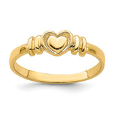 14k Polished Heart Ring