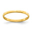 14k Bamboo Texture Band Childs Ring
