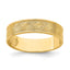 Wave Engraved Thumb Ring in 14K Yellow Gold, Size 9 - Sophia Jewelers
