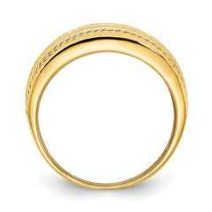 14K Polished Fancy Ring
