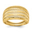 14K Polished Fancy Ring