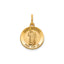 Round St. Michael Medal in 14K Yellow Gold - Sophia Jewelers