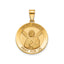 Round St. Andrew Medal in 14K Yellow Gold, 18.25mm - Sophia Jewelers