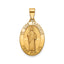 Oval St. Jude Thaddeus Medal in 14K Yellow Gold, 20x14mm - Sophia Jewelers