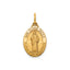 Oval St. Jude Thaddeus-Spanish Medal in 14K Yellow Gold, 16.5x12mm - Sophia Jewelers