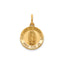 Our Lady of Guadalupe Medal in 14K Yellow Gold, 13.25mm - Sophia Jewelers