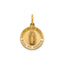 Our Lady of Guadalupe-Spanish Medal in 14K Yellow Gold, 13.25mm - Sophia Jewelers