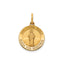 Round St. Jude Thaddeus-Spanish Medal in 14K Yellow Gold, 14.5mm - Sophia Jewelers