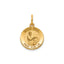 Round St. Paul Medal in 14K Yellow Gold, 13.25mm - Sophia Jewelers