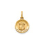 Round Perpetual Help-Spanish Medal in 14K Yellow Gold, 11.5mm - Sophia Jewelers