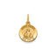 Round St. Peter Medal in 14K Yellow Gold, 11.5mm - Sophia Jewelers