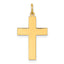 14k Polished Cross Pendant
