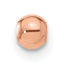 1/20 14K Rose Gold Filled 4.0mm w/ID Silicone Polished Bead