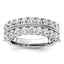 Lab-Grown Diamond Band in 14K White Gold, 3.6mm (1 3/4 ct. tw.), Size 7 - Sophia Jewelers