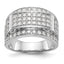 Lab-Grown Diamond Ring in 14K White Gold (2 ct. tw.), Size 7 - Sophia Jewelers