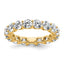 Lab-Grown Diamond Eternity Band in 14K Yellow Gold (3 7/8 ct. tw.), Size 5 - Sophia Jewelers