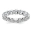 Round Lab-Grown Diamond Eternity Band in 14K White Gold (4 3/4 ct. tw.), Size 7 - Sophia Jewelers