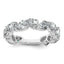 14k White Gold 3 carat Lab Grown Diamond VS+ F+ Complete Fashion Ring