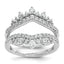 Lab-Grown Diamond Wedding Band in 14K White Gold, 6.35mm (1 ct. tw.), Size 7 - Sophia Jewelers