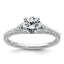Lab-Grown Diamond Engagement Ring in 14K White Gold (1 1/4 ct. tw., VS/SI+ G+), Size 7 - Sophia Jewelers