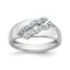 Lab-Grown Diamond Band in 14K White Gold, 2.9mm (3/8 ct. tw.), Size 7 - Sophia Jewelers