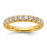 14k 7/8 carat Lab Grown Diamond VS+ F+ Complete Wedding Band