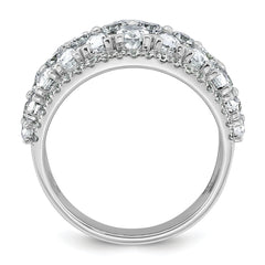 14k 3 3/4 carat Lab Grown Diamond VS+ F+ Complete Fashing Ring