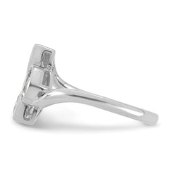 14k White Gold 1 carat Lab Grown Diamond VS+ F+ Complete Three Stone Fashion Ring