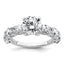 Certified Round Lab-Grown Diamond Engagement Ring in 14K White Gold (3.75 ct. tw.), Size 7 - Sophia Jewelers