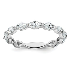 14k White Gold 1 1/5 carat Lab Grown Diamond VS+ F+ Complete Wedding Band