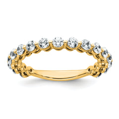 14k 1 carat Lab Grown Diamond VS+ F+ Complete Wedding Band