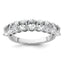 Lab-Grown Diamond Five-Stone Wedding Band in 14K White Gold (1 3/4 ct. tw.), Size 7 - Sophia Jewelers