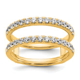 14k 3/4 carat Lab Grown Diamond VS+ F+ Complete Ring Guard