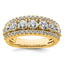 Lab-Grown Diamond Band in 14K Yellow Gold (1 5/8 ct. tw.), Size 7 - Sophia Jewelers