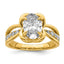Oval Center Lab-Grown Diamond Ring in 14K Yellow Gold (2.44 ct. tw.), Size 7 - Sophia Jewelers