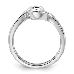 14k White Gold 1/2 carat Lab Grown Diamond VS/SI+ G+ Complete Round Solitaire Engagement Ring