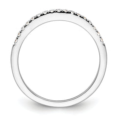 14k White Gold 1/6 carat Lab Grown Diamond VS/SI+ G+ Complete Size 9 Wedding Band