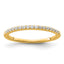 14k 1/6 carat Lab Grown Diamond VS/SI+ G+ Complete Size 9 Wedding Band