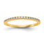 14k 1/4 carat Lab Grown Diamond VS/SI+ G+ Complete Wedding Band