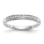 14k White Gold 1/6 carat Lab Grown Diamond VS/SI+ G+ Complete Wedding Band