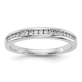 14k White Gold Lab Grown VS/SI+ G+ Dia Wedding Band