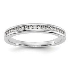 14k White Gold Lab Grown VS/SI+ G+ Dia Wedding Band