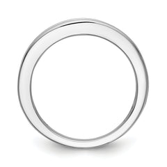 14k White Gold 1/2 carat Lab Grown Diamond VS/SI+ G+ Complete Wedding Band