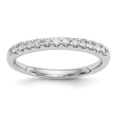 14k White Gold 1/4 carat Diamond Complete Wedding Band