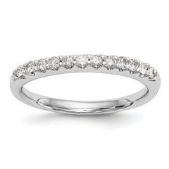 14k White Gold 1/4 carat Diamond Complete Wedding Band