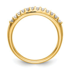 14k 1/4 carat Lab Grown Diamond VS/SI+ G+ Complete Wedding Band