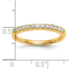 14k 1/4 carat Lab Grown Diamond VS/SI+ G+ Complete Wedding Band