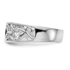 14k White Gold 1/20 carat Lab Grown Diamond VS/SI+ G+ Semi-Mount Pet Set Engagement Ring