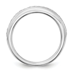 14K White Gold Lab Grown VS/SI+ G+ Dia Wedding Band